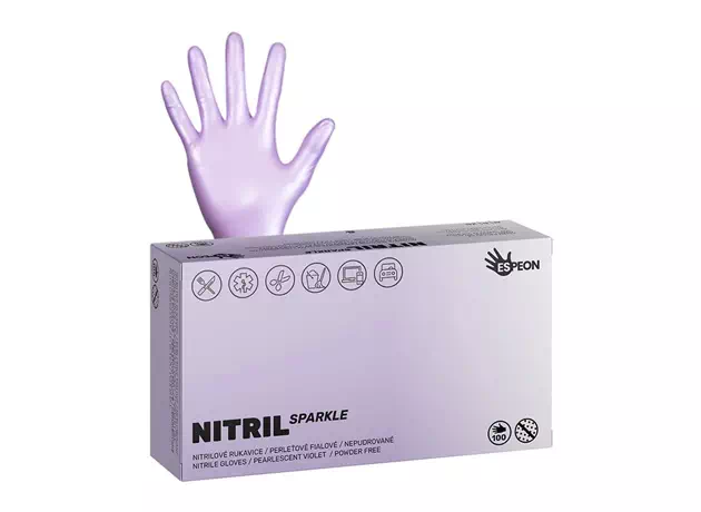 Mănuși de nitril NITRIL SPARKLE 100buc