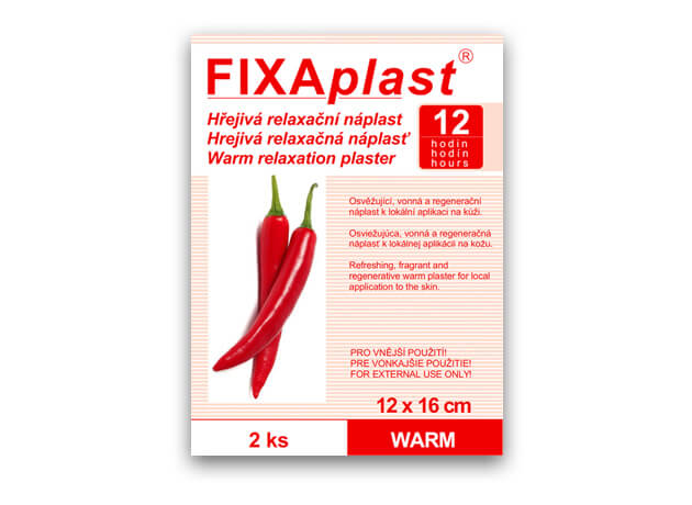 FIXAplast® plasture încălzitor relaxant 12x16cm